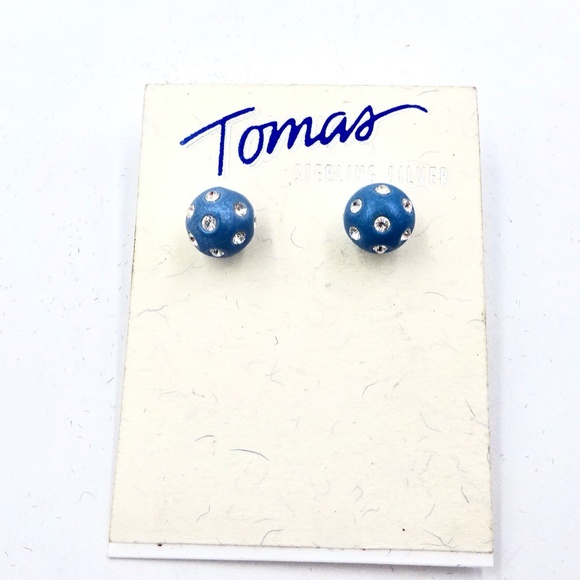 TOMAS Sterling Silver Earrings Swarovski Crystal 2 for 1 NWT - Picture 7 of 10